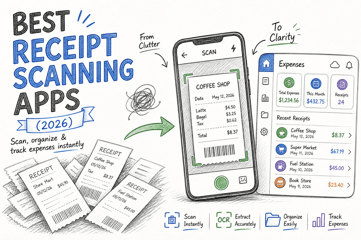 Best receipt scanning app comparison
